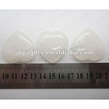 35MM Heart shape Белый мраморный камень, полированный, высококачественный, натуральный камень формы сердца